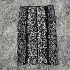 Byron Lars Beguile Anthropologie Sombra Laser Cut Pencil Skirt